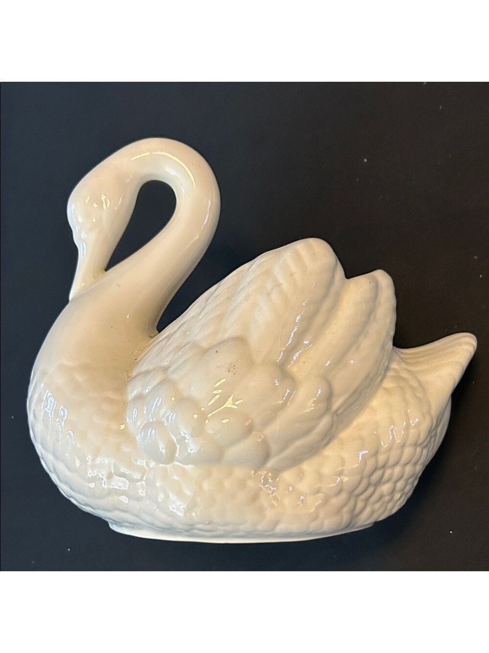 Elegant White Swan Figurine